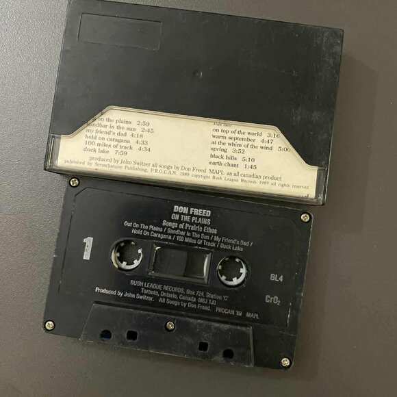 Don Freed –On the Plains Cassette Tape VG+ C43 - Picture 2 of 2